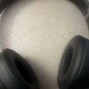 Black Over-Ear Headphones with Large Ear Cups and Comfortable Headband beats